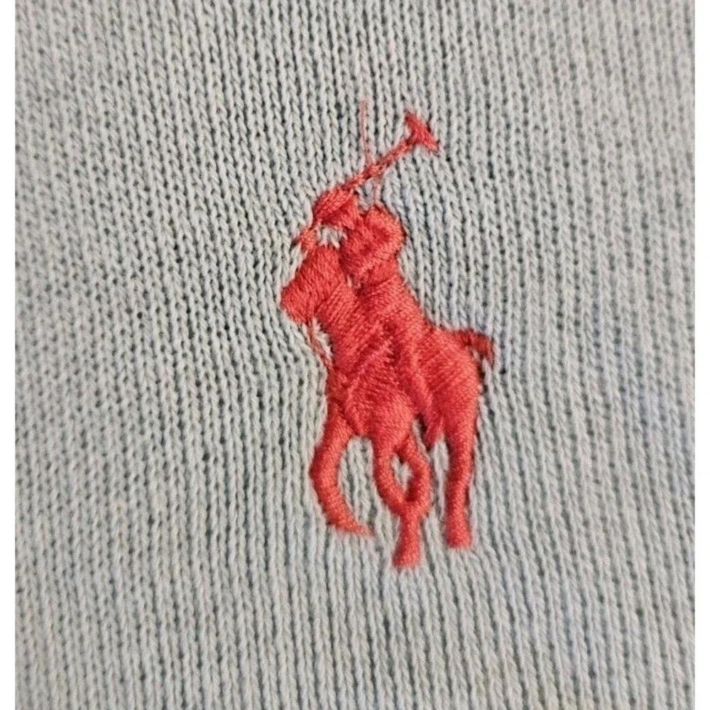 Polo Ralph Lauren Mens XXL Mint Light Green Long Sleeve Sweatshirt Pony
